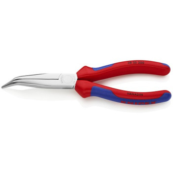 Knipex 38 25 200 Long Nose 40° Angled Pliers without Cutter_main