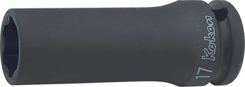 Koken 14306M-24 1/2 Sq. Dr. Socket 24mm 12 point Length 85mm Thin walled