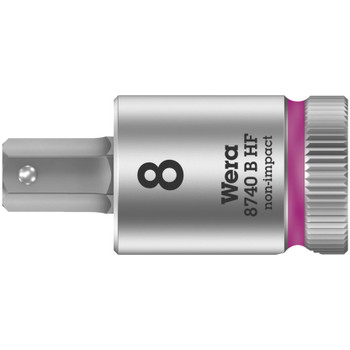 Wera 003030, 8740 B HF Zyklop bit socket with holding function, 3/8" drive, 3 x 35 mm