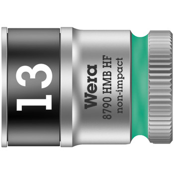 Wera 003740, 8790 HMB HF Zyklop socket with 3/8" drive with holding function, 6 x 29 mm