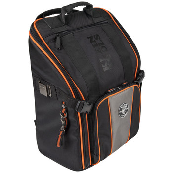 Klein Tools 55482, Tradesman Pro Tool Station Tool Bag Backpack, 21 Pockets