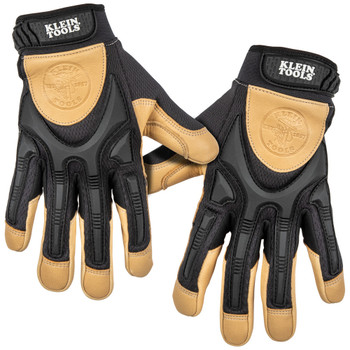 Klein Tools 60189, Leather Work Gloves, X-Large, Pair