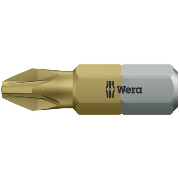 Wera 480222, 855/1 TiN bits, PZ 2 x 25 mm