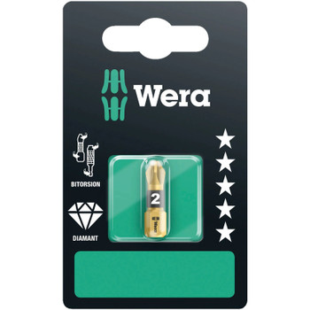 Wera 073336, 855/1 BDC SB bits, PZ 1 x 25 mm
