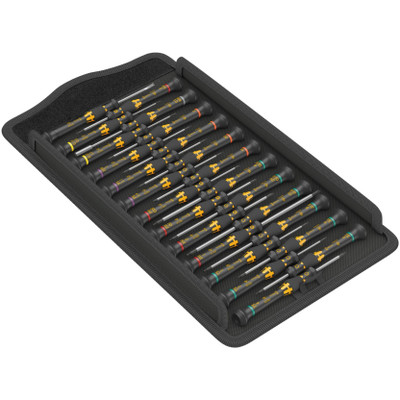 Wera 134019, Kraftform Micro ESD Big Pack 1 Screwdriver set for electronic applications, 25 pieces