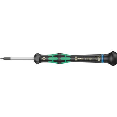 Wera 118060, 2054 Screwdriver for hexagon socket screws for electronic applications, 0.7 x 40 mm
