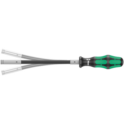 Wera 028161, 393 S Bitholding screwdriver extra slim with flexible shaft, 1/4" x 173.5 mm