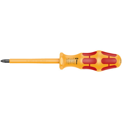 Wera 051611, 1065 i PZ VDE-Insulated Kraftform Phillips-Head Screwdriver, PZ 1 x 80 mm