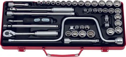 Koken 3201AMW, 3/8 Sq. Dr. Socket set   12 point   42 pieces