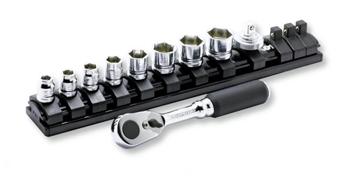 Koken 2285ZE, 1/4 Sq. Dr. 10 Piece Z-Series 6-Point Socket Set  5.5-14mm
