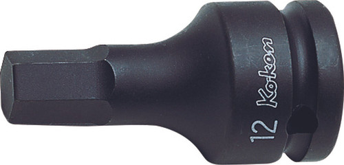 Koken 14012M.60-4, 1/2 Sq. Dr. Bit Socket  4mm Hex Length 60mm_main