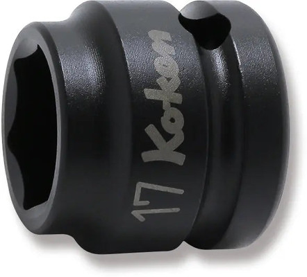 Koken 14401MS-17, 1/2 Sq. Dr. Socket  17mm 6 point Length 26mm Thin walled