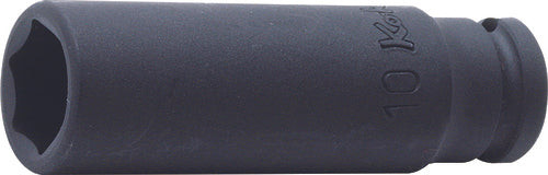 Koken 12300M-10, 1/4 Sq. Dr. Socket  10mm 6 point Length 48mm_main