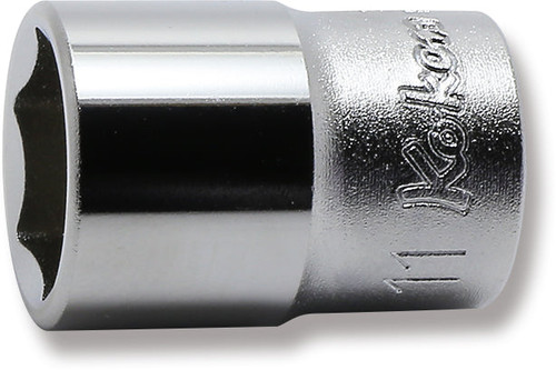 Koken 2400M-11, 1/4 Sq. Dr. Socket  11mm 6 point Length 22mm_main