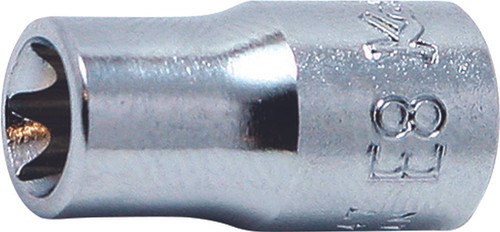 Koken 2425-E6, 1/4 Sq. Dr. TORXÂ® E6 Socket - Length 22mm_main