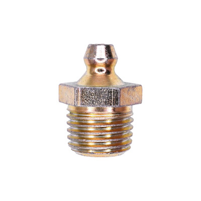 Auveco 15083, Grease Fitting 1/4 Pipe Straight 27/32 Length, Pack Size: 250