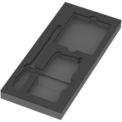 Wera 137350, 9850 Foam Insert Kraftform Kompakt And Tool-Check Plus Set 1, Empty, 172 x 30 x 392 mm