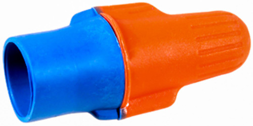 Auveco 18312, Wing Wire Connector Orange/Blue, Pack Size: 25_main