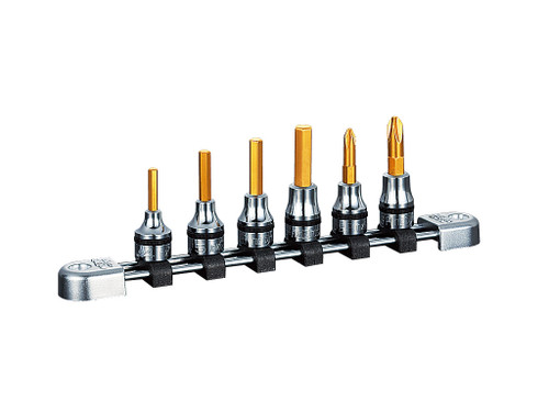 Nepros NTBT306A, 3/8"sq. Hex Key Socket Set (6pcs.)_main