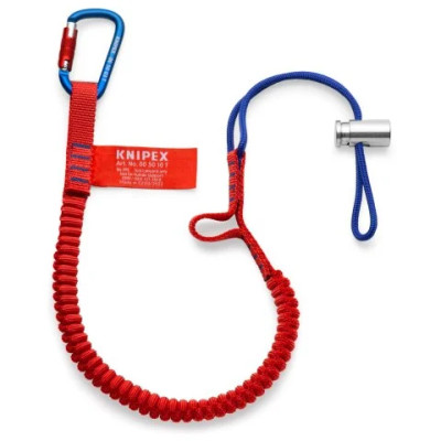 Knipex 00 50 12 T BKA, 38" Tool Tethering Lanyard with Captive Eye Carabiner up to 13 lbs._main