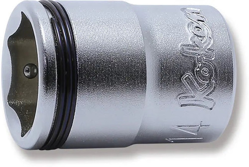 Koken 3450M-14 3/8 Sq. Dr. Socket  14mm Nut Grip Length 27mm