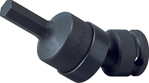 Koken 13430M-8 3/8 Sq. Dr. Universal Bit Socket  8mm Hex Length 74mm_main