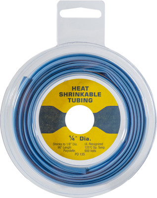 Auveco 25017, Thin Wall Heat Shrink Tubing - 8' Disk - Blue, Pack Size: 1_main