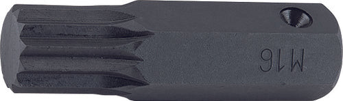 Koken 107.16-M18 16mm Hex Dr. Bit XZN M18 Triple Square Length 60mm_main