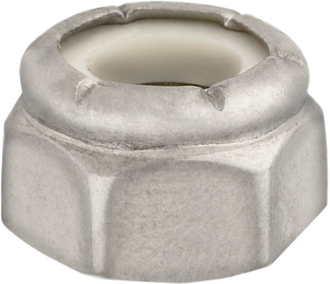 Auveco 13239, 6-32 Nylon Lock Nut 18-8 Stainless Steel, Pack Size: 50_main