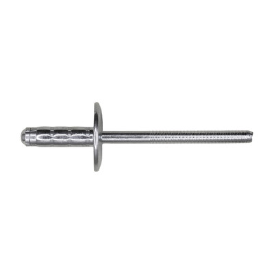 Auveco 16989, Stavex Large Flange Rivet 3/16 Dia 1/4-3/8 Grip, Pack Size: 25_main