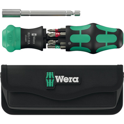 Wera 051520, Kraftform Kompakt 28 RA with pouch, 6 pieces