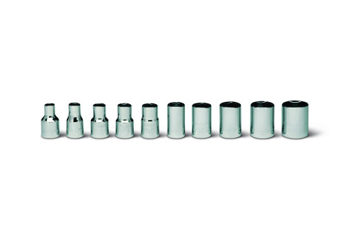 Wright tool 200, 1/4" Drive 10 Piece Set - 6 Point Standard Sockets - 5/32" - 1/2"_main