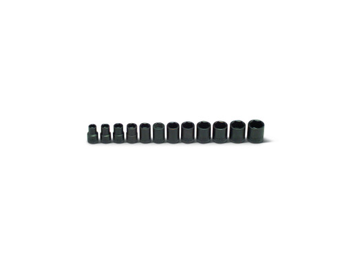 Wright tool 356, 3/8" Drive 12 Piece Set - 6 Point Standard Metric Impact Sockets, 8mm - 19mm_main