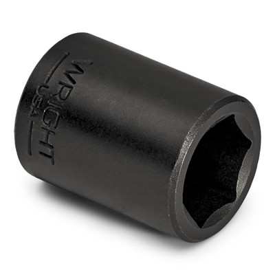 Wright tool 38-12MM, 3/8" Drive 6 Point Standard Metric Impact Socket - 12mm_main