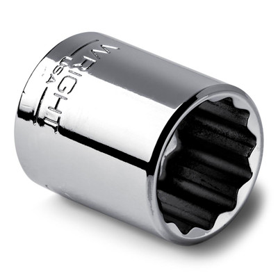 Wright tool 4124, 1/2" Drive 12 Point Standard Socket - 3/4"_main