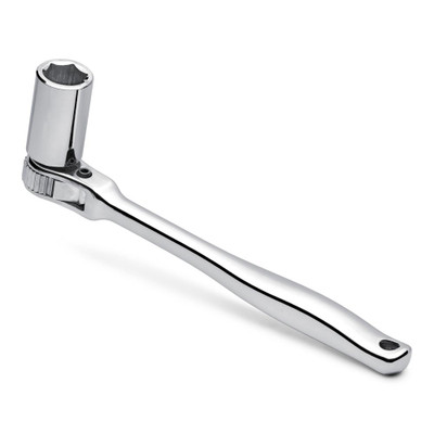 Wright tool 4482, 1/2" Drive Scaffold Ratchet Pear Head w/Soft Face Hammer & 7/8" Socket Contour Grip - 10-1/2"_main