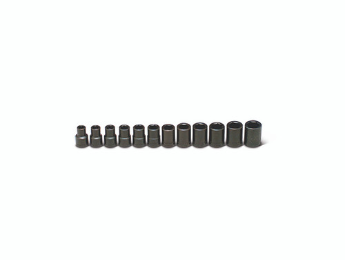 Wright tool 460, 1/2" Drive 12 Piece Set - 6 Point Standard Metric Impact Sockets, 10mm - 21mm_main