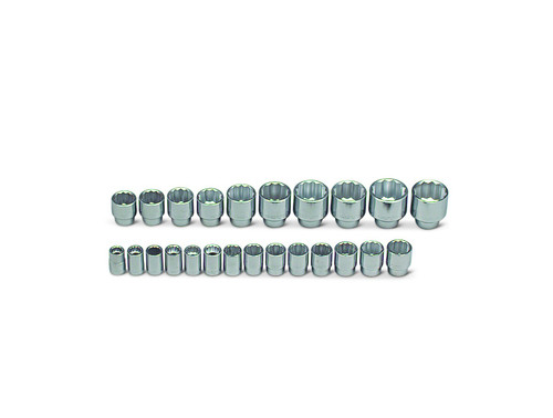 Wright tool 624, 3/4" Drive 24 Piece Set - 12 Point Standard Metric Sockets, 19mm - 60mm_main