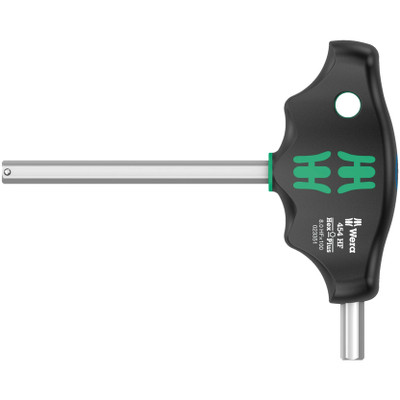 Wera 023334, 454 HF T-handle hexagon screwdriver Hex-Plus with holding function, 3 x 100 mm