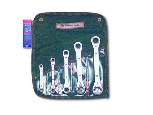 Wright tool 9439, Ratcheting Box Wrench 5 Piece Set - 12 Point 1/4" - 7/8"_main