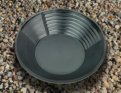 Estwing BP12, 12" Black Plastic Gold Pan 6 Oz_main