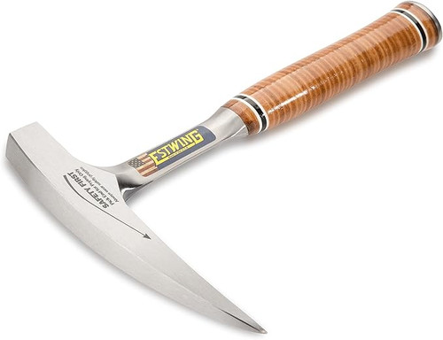 Estwing E30, 22 Oz Solid Steel Rock Pick With Pointed Tip And Leather Grip_main