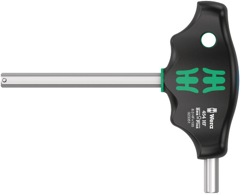 Wera 023351, 454 HF T-handle hexagon screwdriver Hex-Plus with holding function, 8 x 100 mm_main