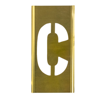 CH Hanson 10008C, Stencil Sort-1" Brass Gothic C_main