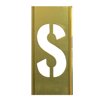 CH Hanson 10011S, Stencil Sort-2" Brass Gothic S_main