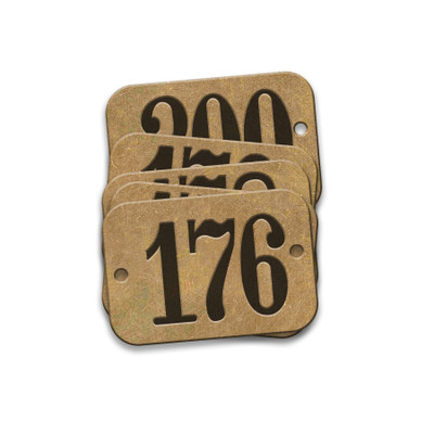 CH Hanson 35161, Tag-176-200 5/8"x1-29/32" Round Ends Brass 25pk_main