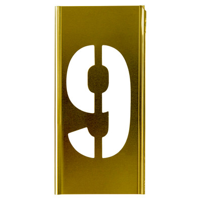 CH Hanson 100139, Stencil Sort-3" Brass Gothic 9_main