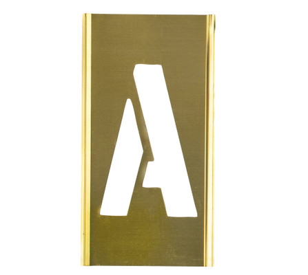 CH Hanson 10013A, Stencil Sort-3" Brass Gothic A_main