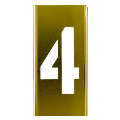 CH Hanson 100154, Stencil Sort-5" Brass Gothic 4_main