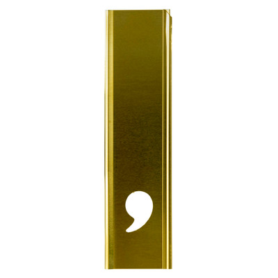 CH Hanson 10015CM, Stencil Sort-5" Brass Gothic COMMA_main